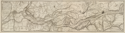 A-5276 Kaart van den Rhynstroom, van boven de stad Emmerik tot beneden de stad Arnhem, 1798